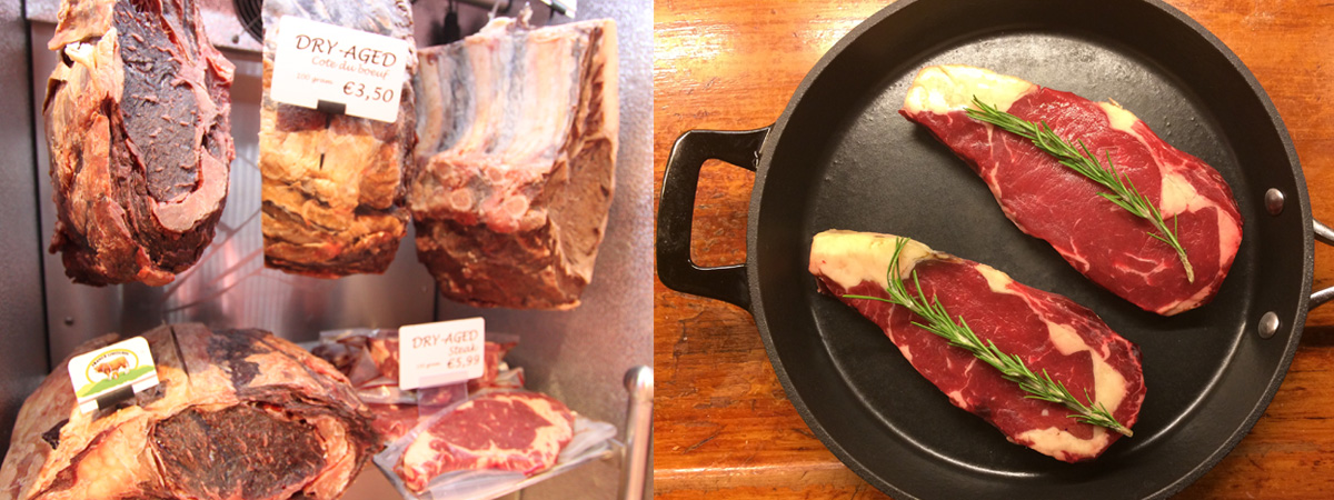 Dry aged steaks & cote de boeuf
